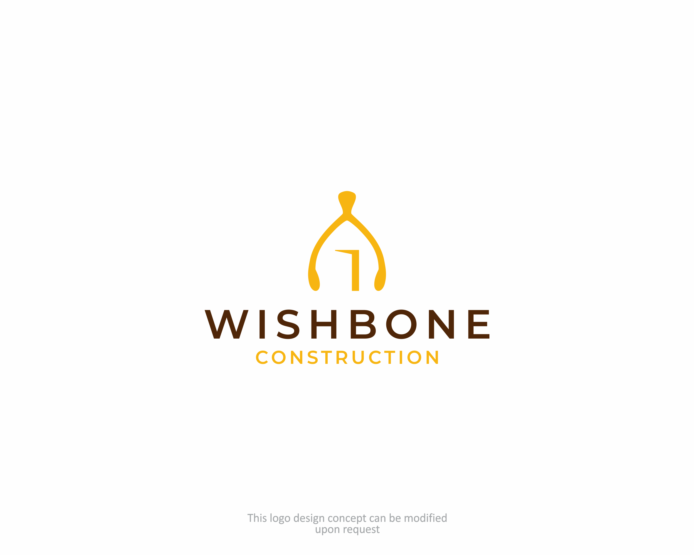 Logo-Design von MBARO für Wishbone Construction LLC | Design #29311650