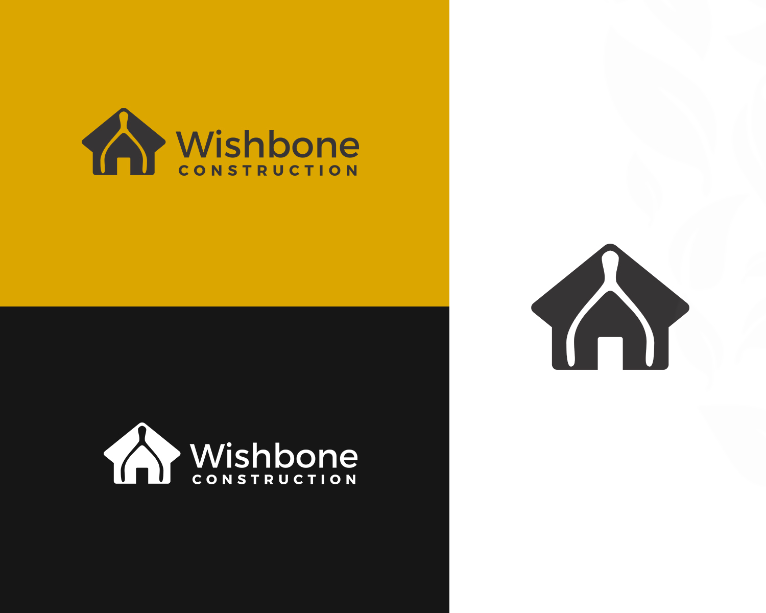 Logo Design by Djamdesign for Wishbone Construction LLC | Design #29287011