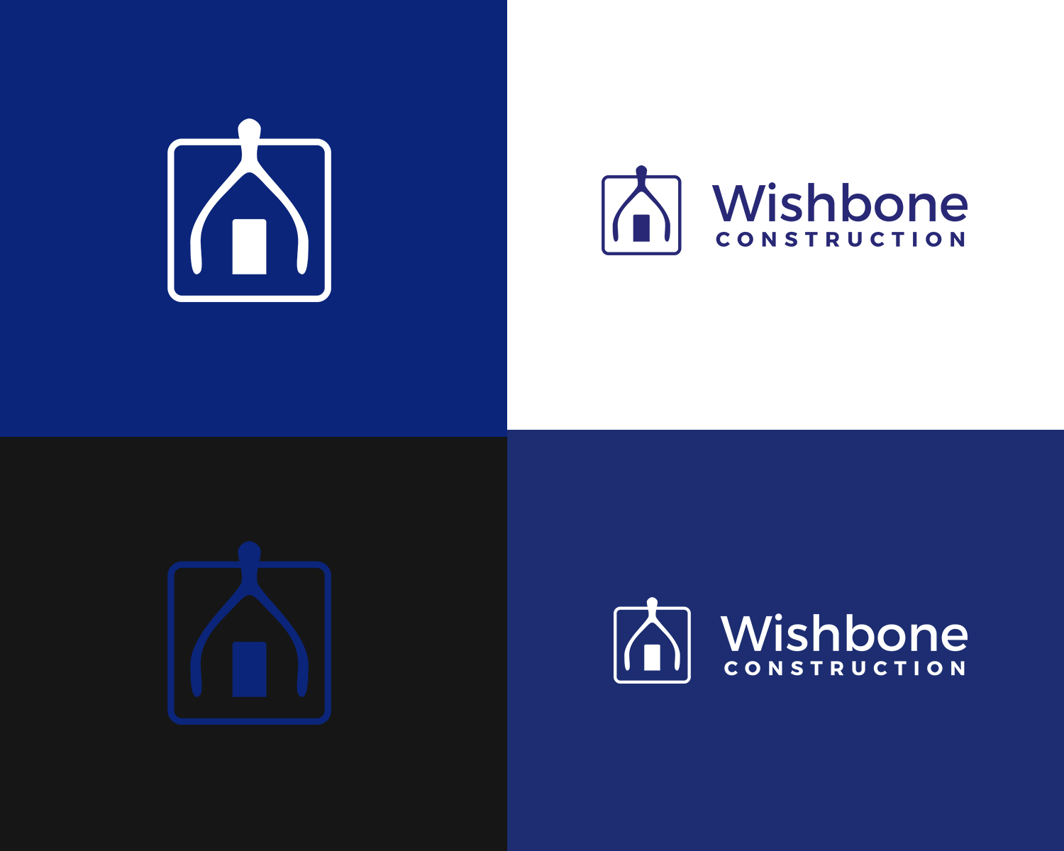 Logo Design by Djamdesign for Wishbone Construction LLC | Design #29298126