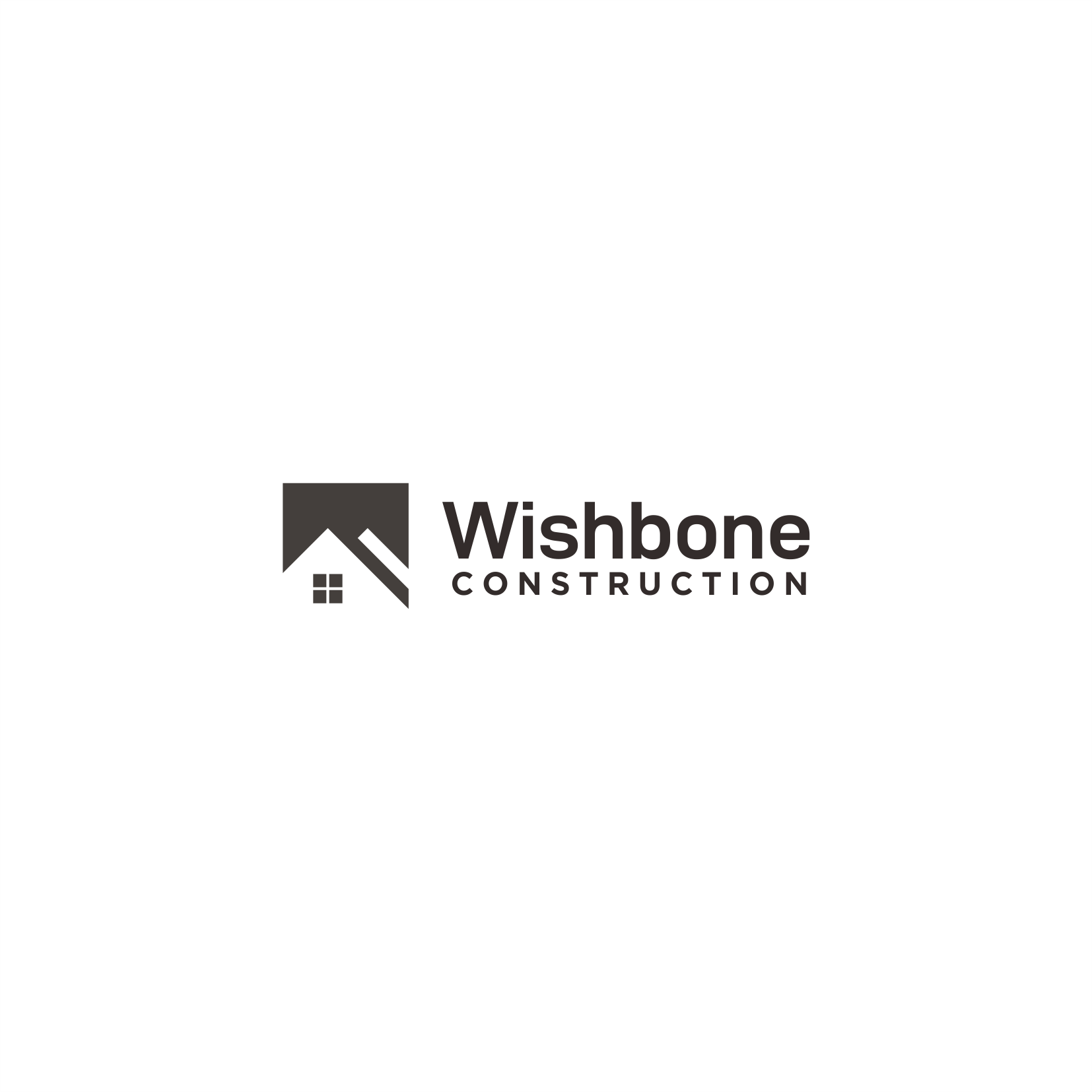 Logo Design by rochman 2 for Wishbone Construction LLC | Design #29303154