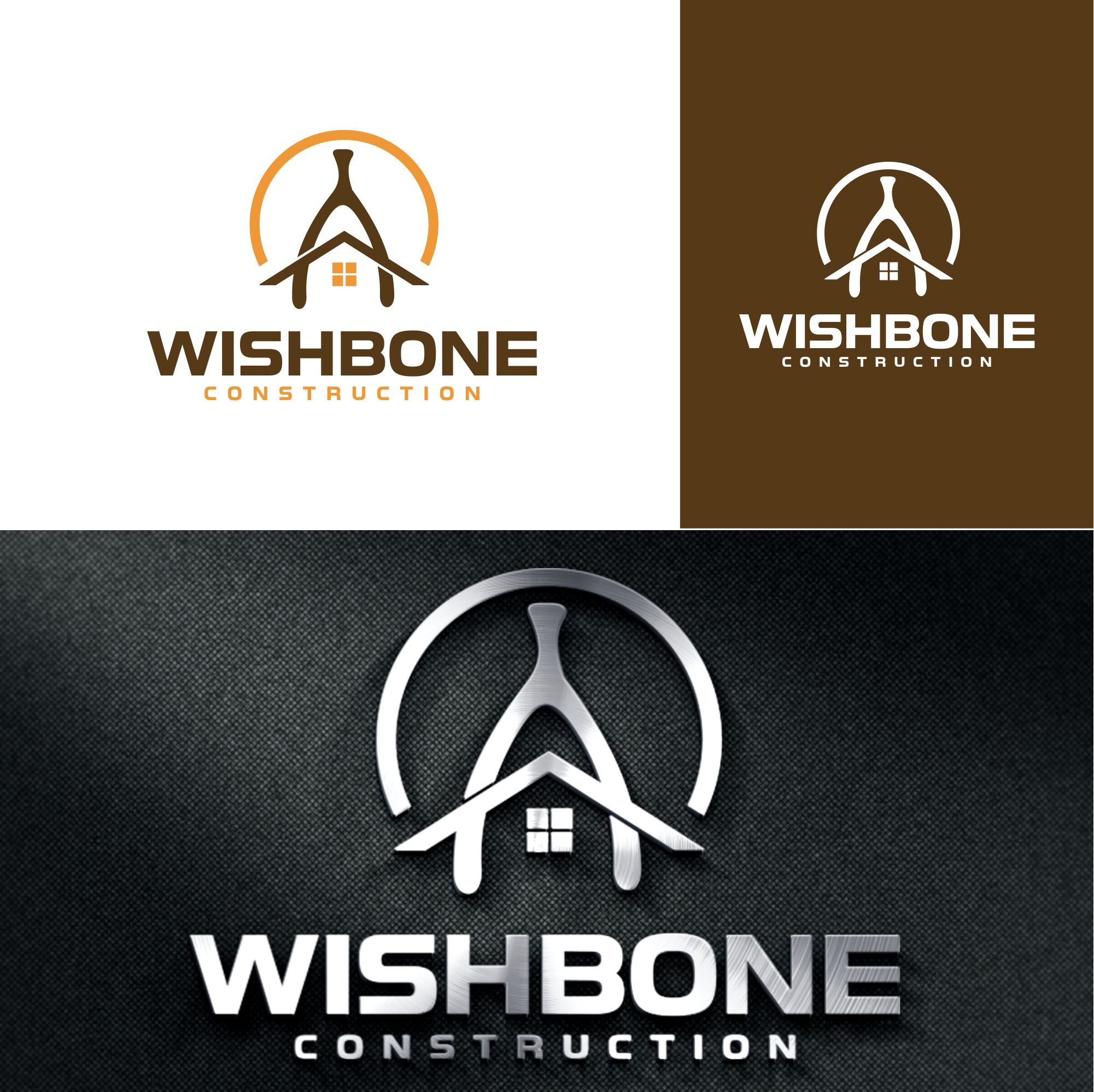 Logo Design by 92logo for Wishbone Construction LLC | Design #29281897