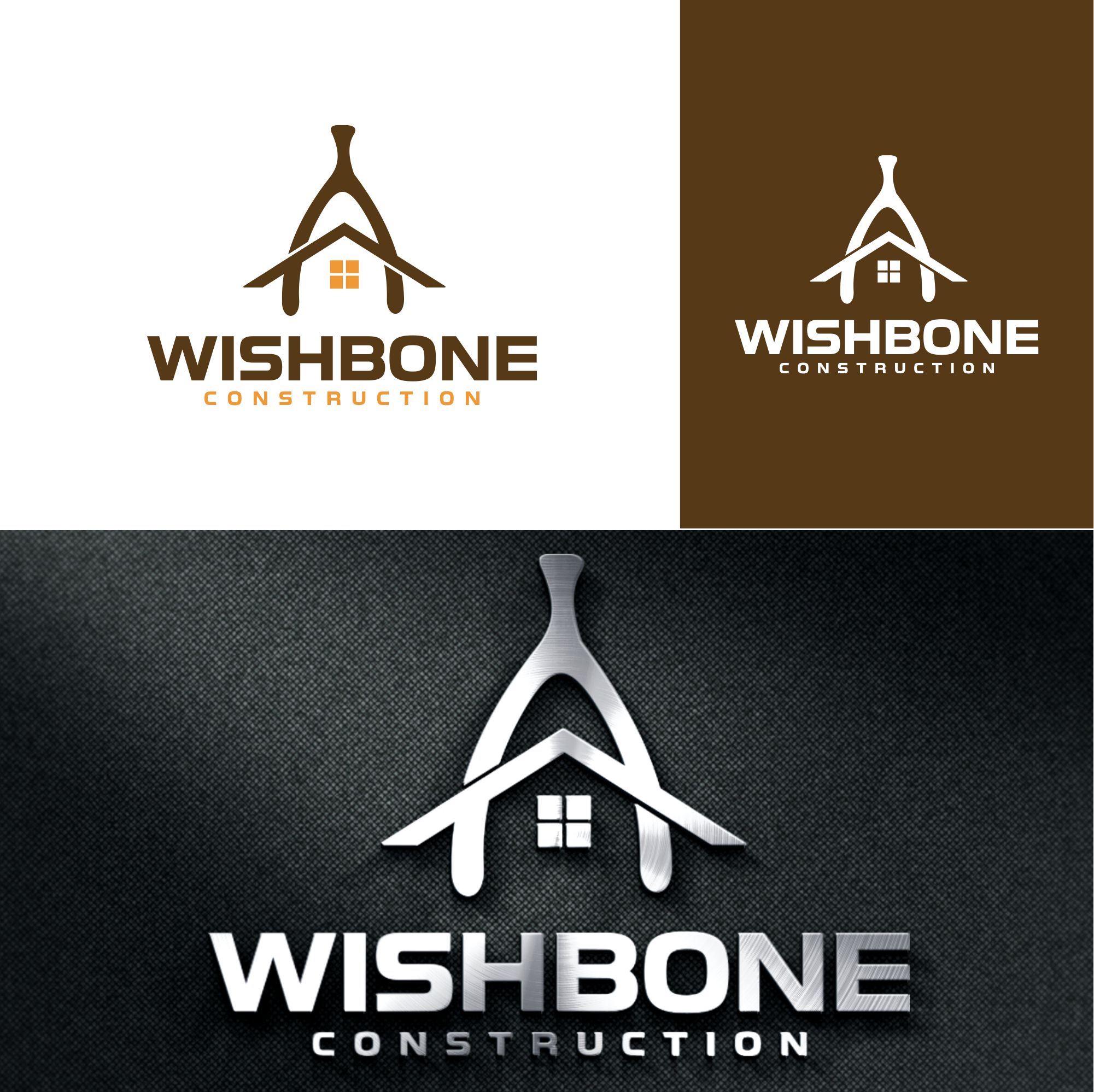Logo Design by 92logo for Wishbone Construction LLC | Design #29281899