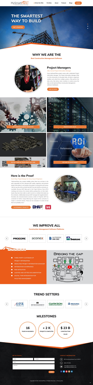 Diseño Web por pb para Mysmartplans  | Diseño: #29284174