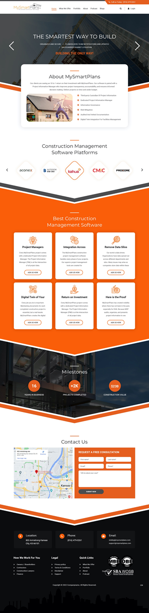 Diseño Web por pb para Mysmartplans  | Diseño: #29284175