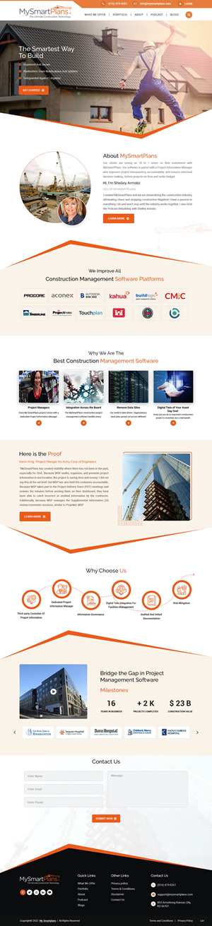Diseño Web por pb para Mysmartplans  | Diseño: #29284179