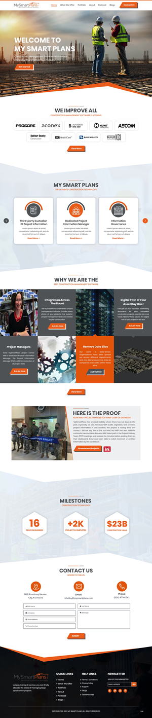 Diseño Web por pb para Mysmartplans  | Diseño: #29284180