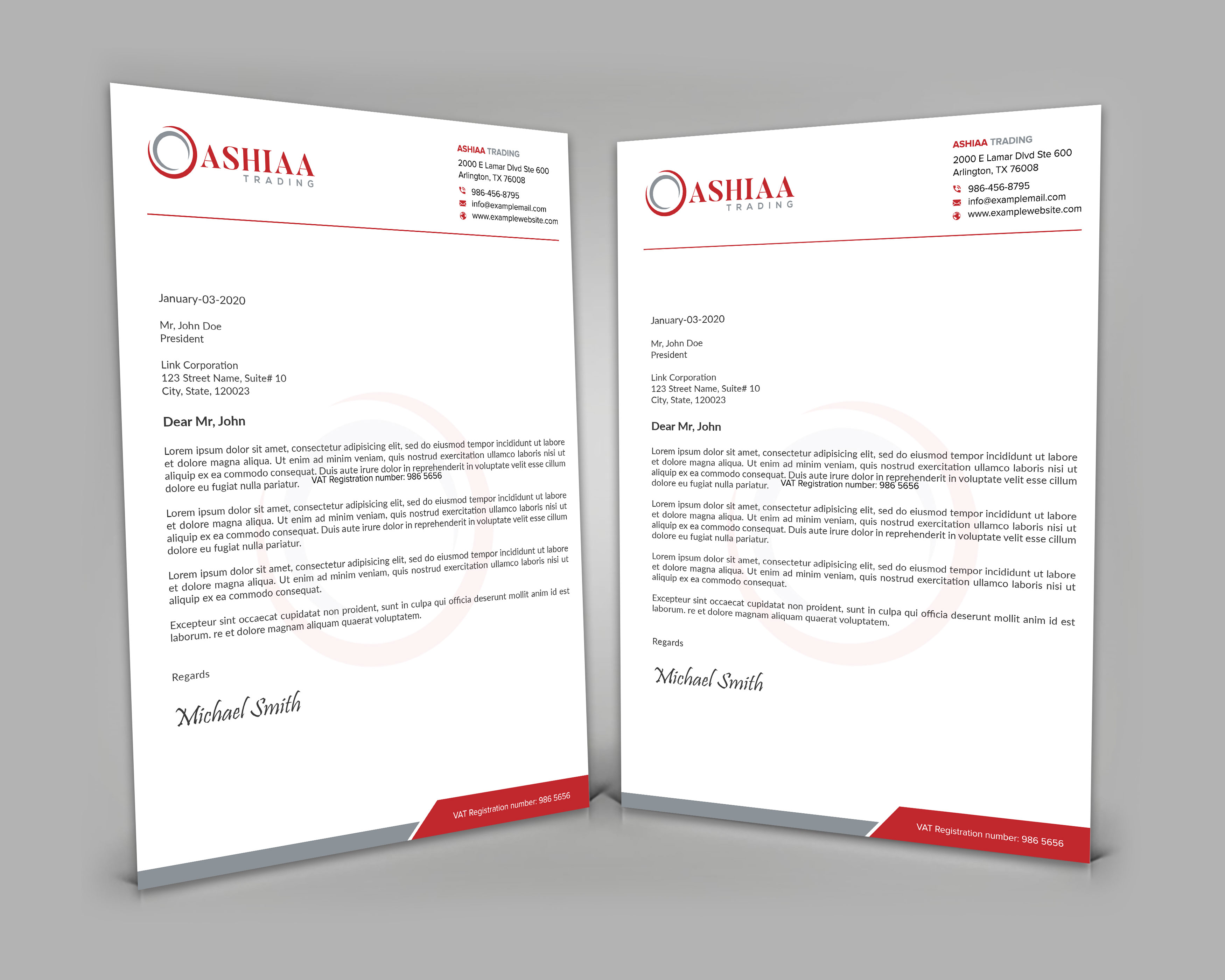 Letterhead Design by sadikul islam for this project | Design #29284452