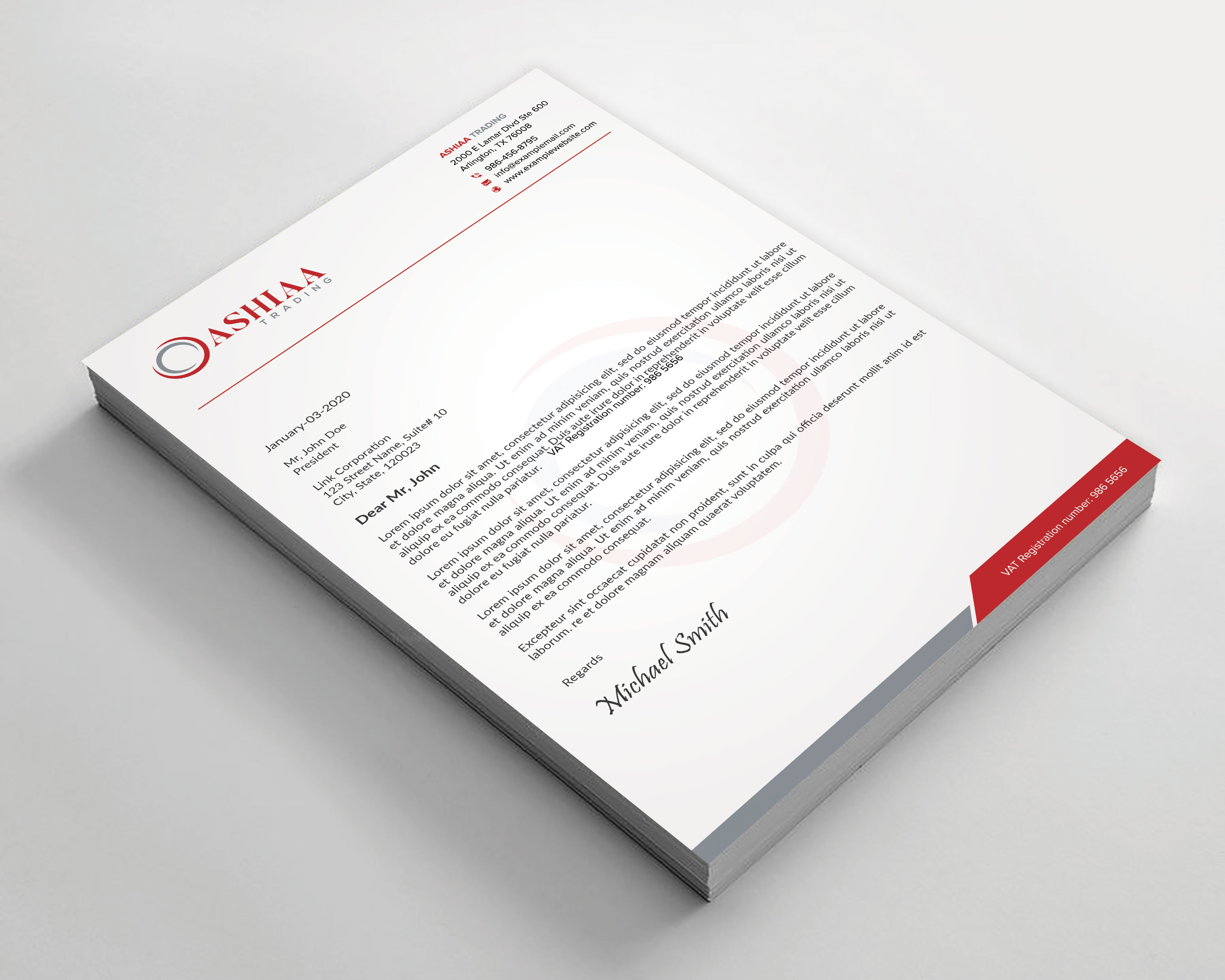 Letterhead Design by sadikul islam for this project | Design #29284463