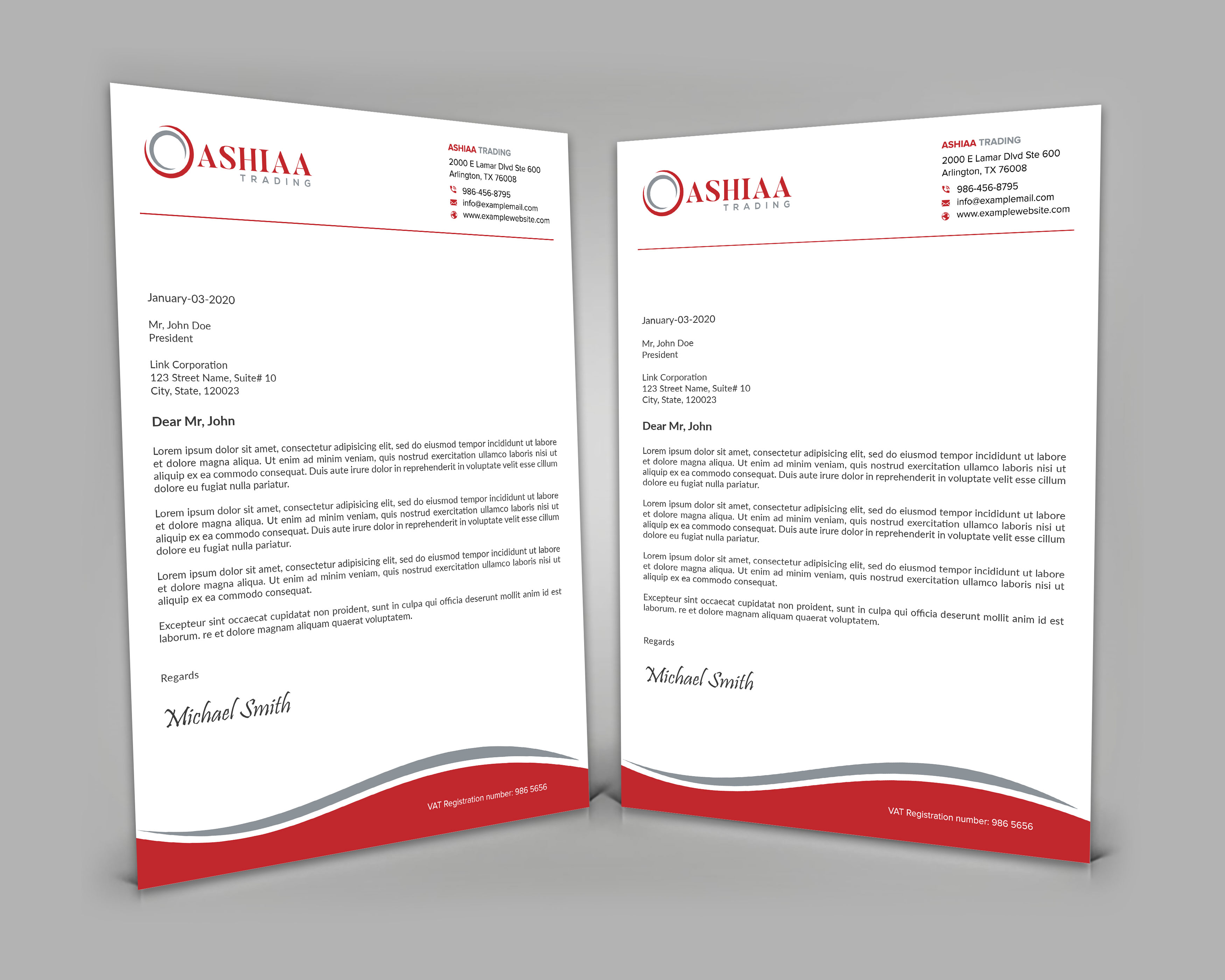 Letterhead Design by sadikul islam for this project | Design #29287609