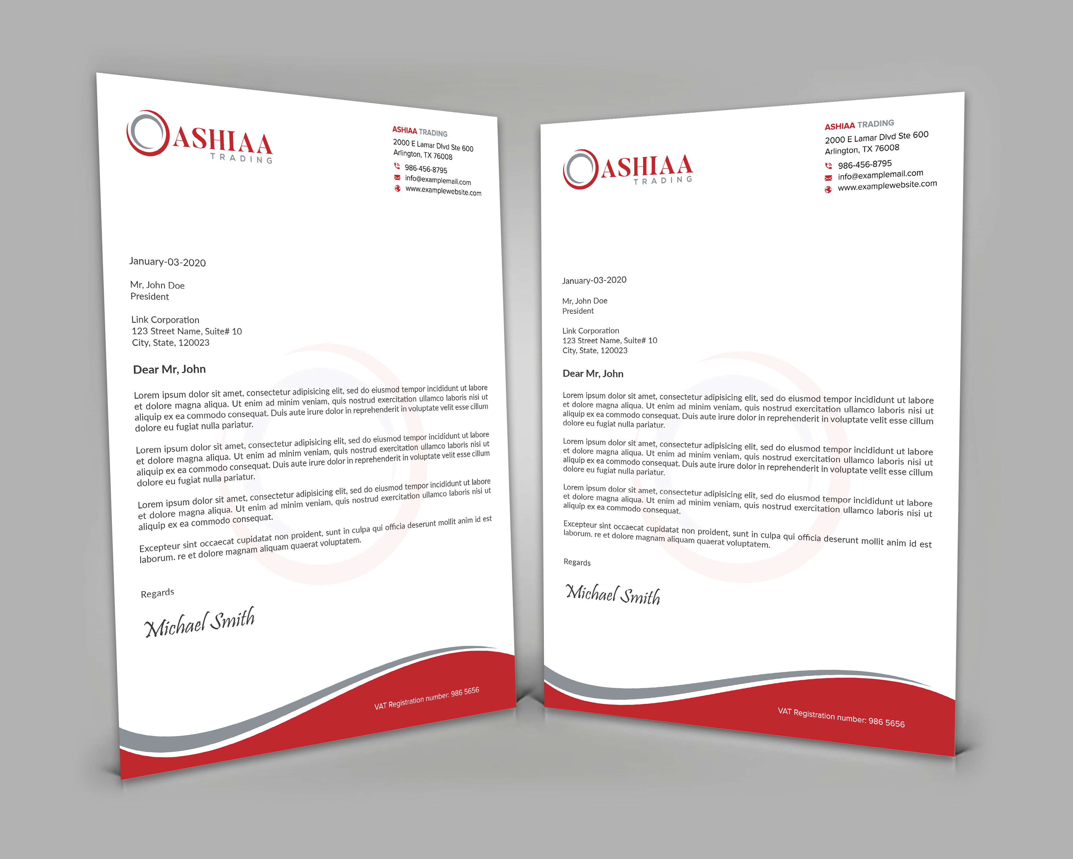 Letterhead Design by sadikul islam for this project | Design #29287611