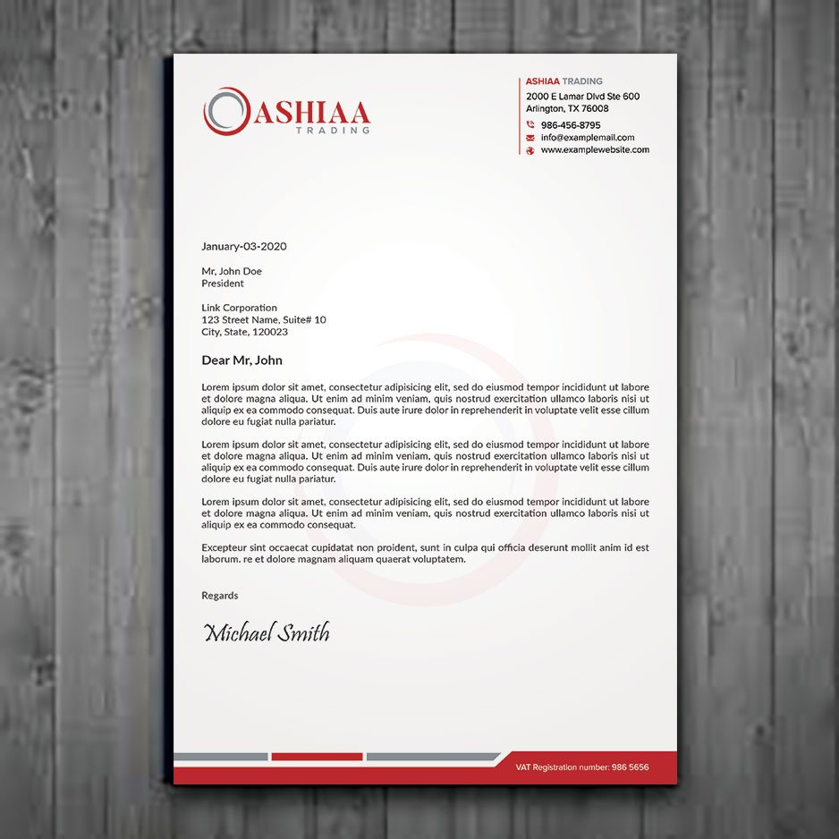 Briefkopf-Design von sadikul islam für dieses Projekt | Design #29289919