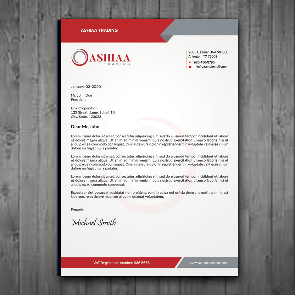 Letterhead Design by sadikul islam for this project | Design #29290091