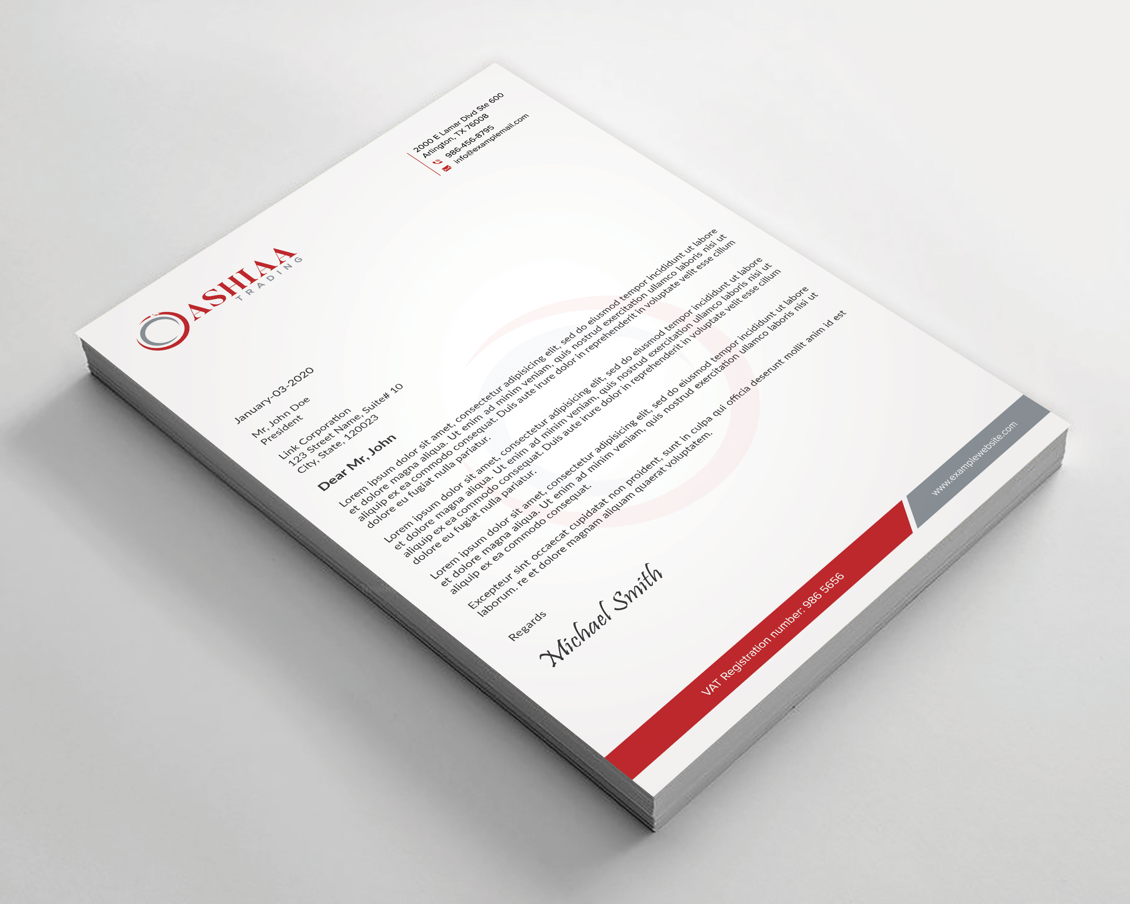 Letterhead Design by sadikul islam for this project | Design #29290092