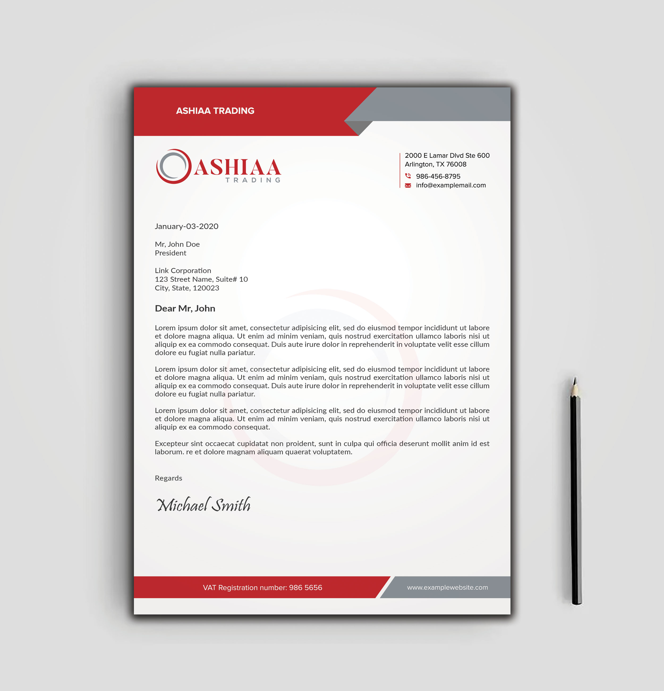 Letterhead Design by sadikul islam for this project | Design #29290093