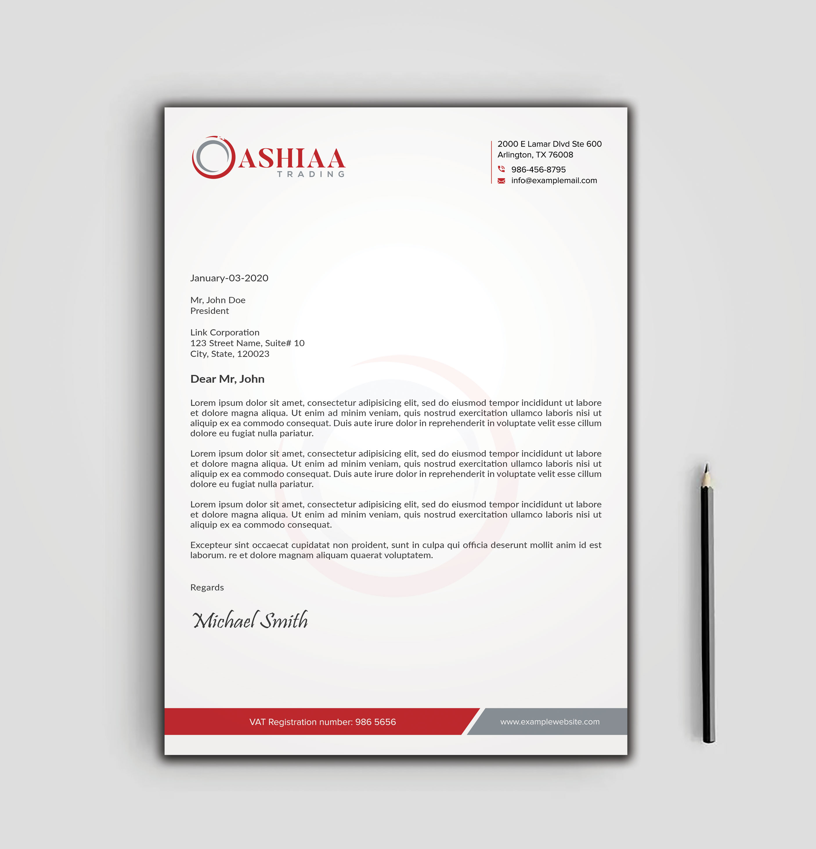 Letterhead Design by sadikul islam for this project | Design #29290096