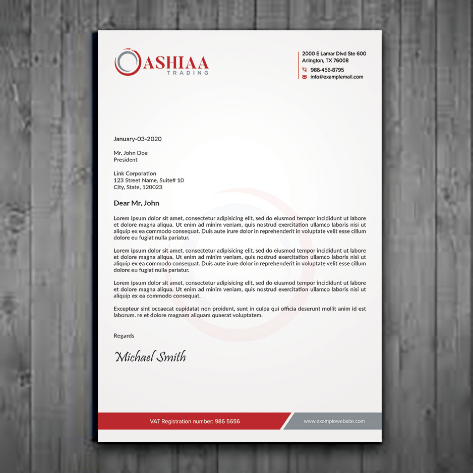 Letterhead Design by sadikul islam for this project | Design #29290097