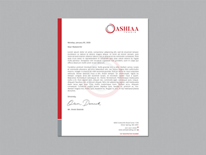 Letterhead Design by Creative Moon Design for this project | Design: #29284391