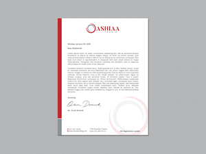 Letterhead Design by Creative Moon Design for this project | Design: #29284392