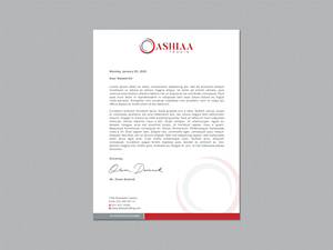 Letterhead Design by Creative Moon Design for this project | Design: #29284393