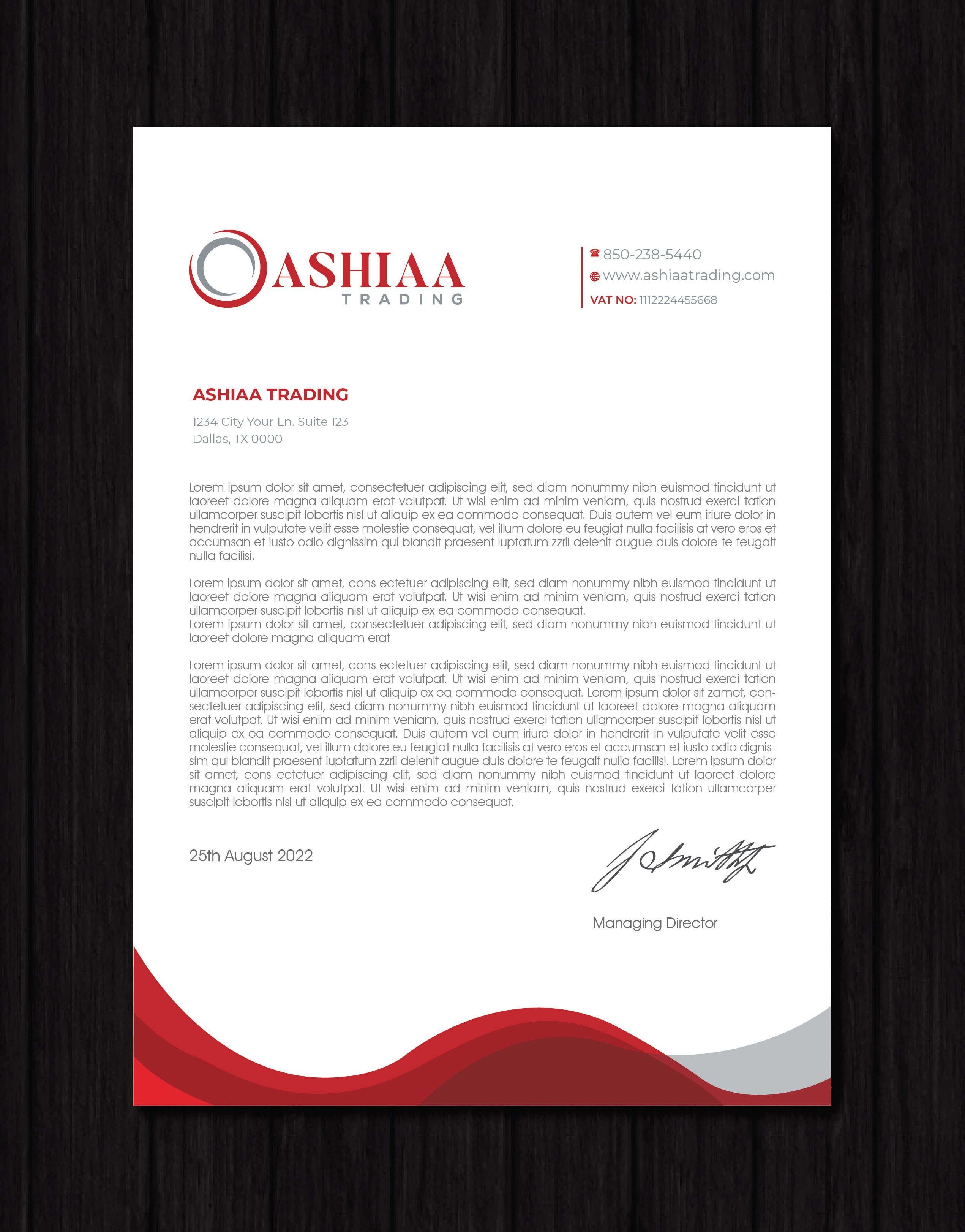 Letterhead Design by artbitin for this project | Design #29280666