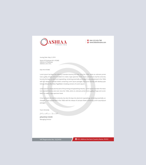 Letterhead Design by Creations Box 2015 for this project | Design: #29294578