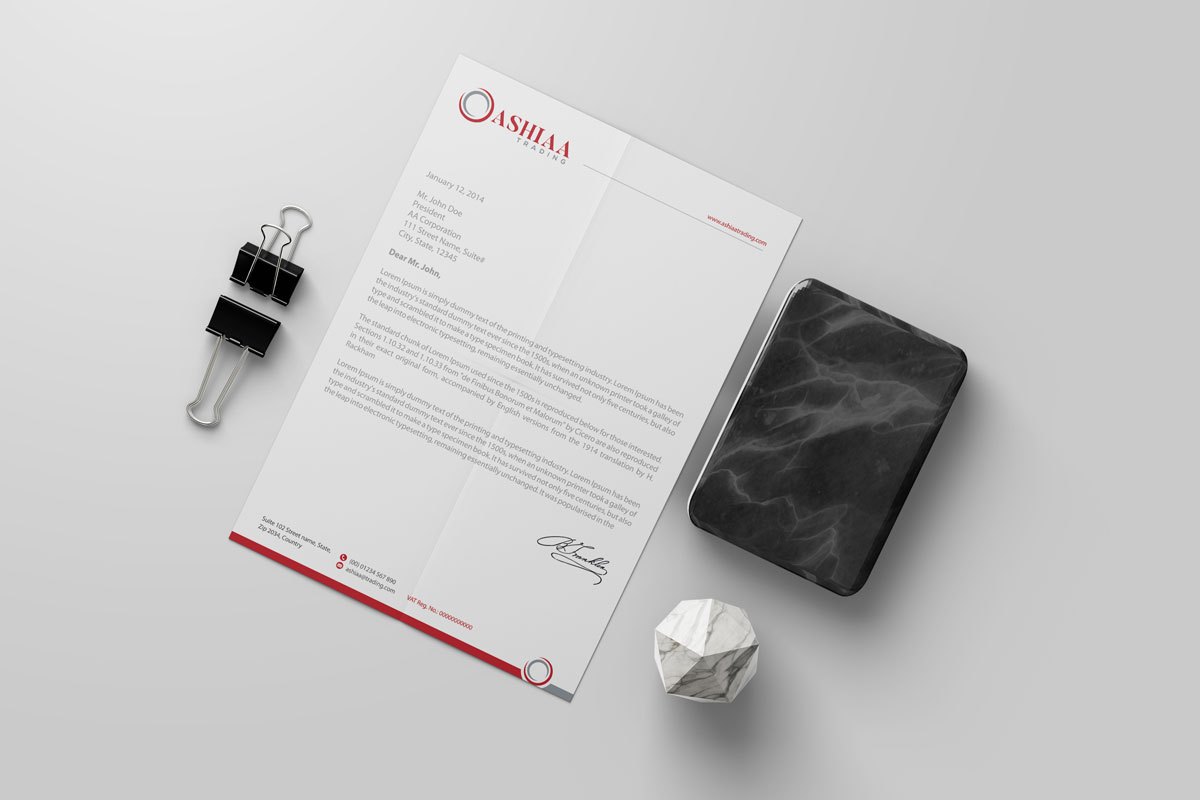 Letterhead Design by alpesh9520 for this project | Design #29289796