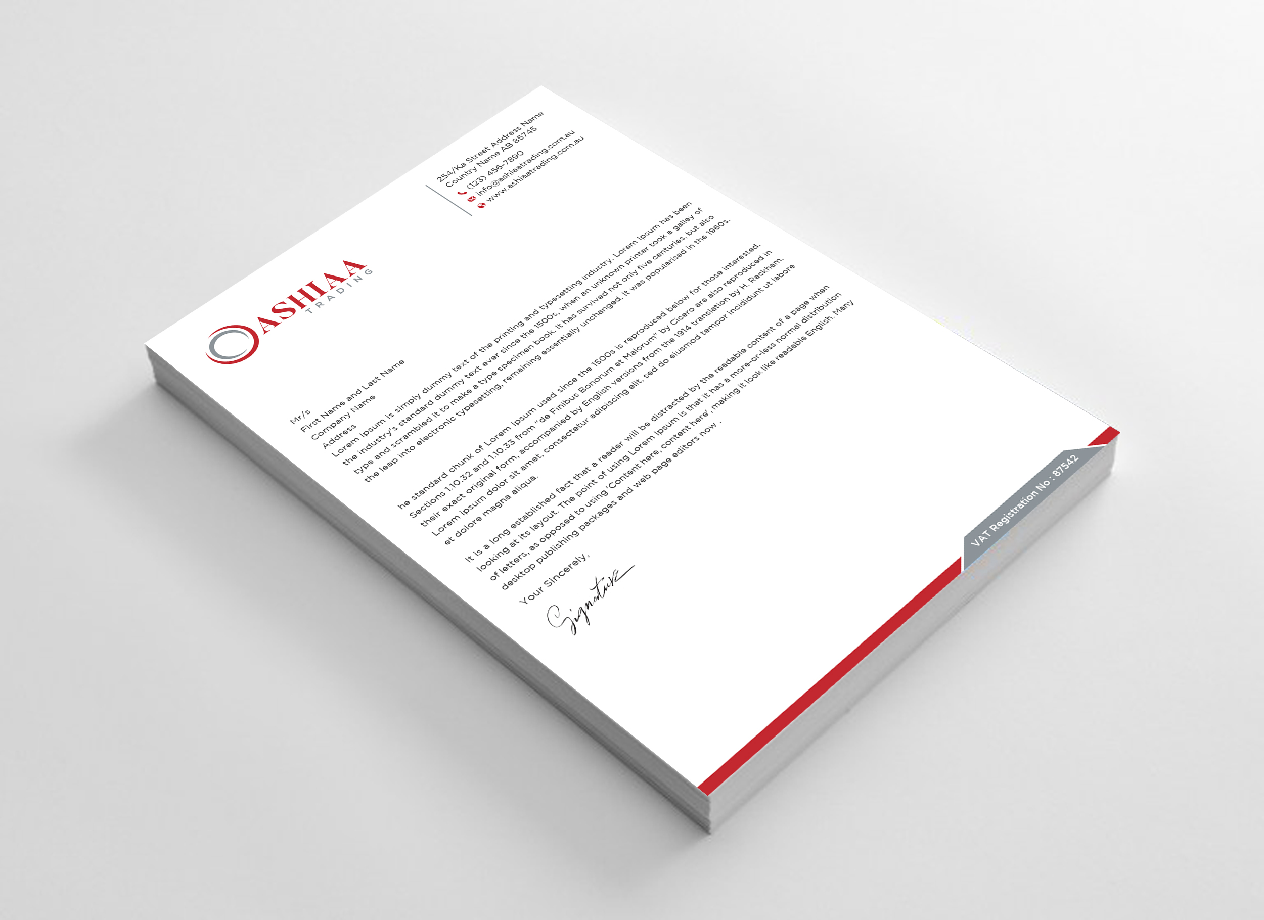 Letterhead Design by Uttom 2 for this project | Design #29281729
