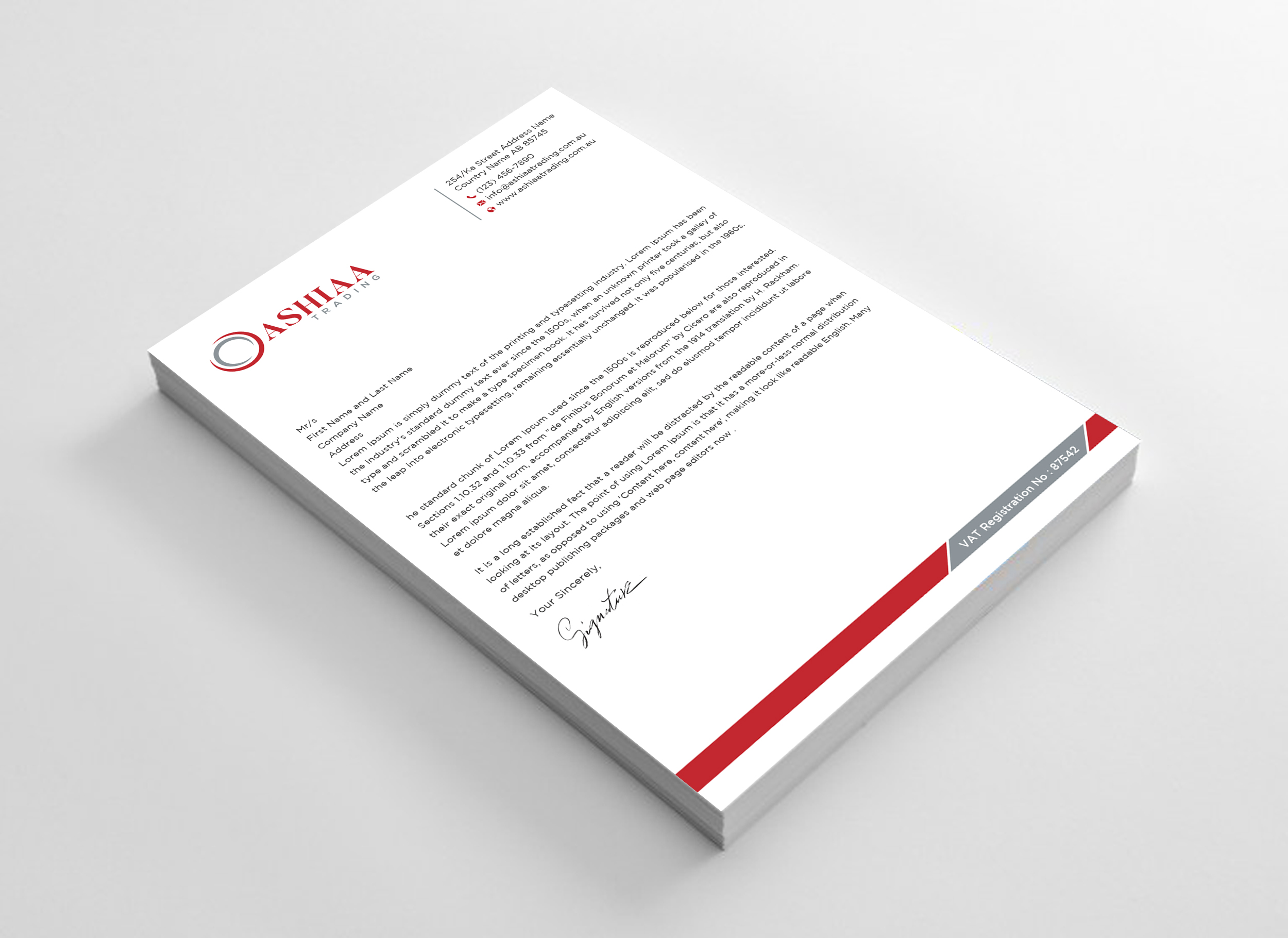 Letterhead Design by Uttom 2 for this project | Design #29281733