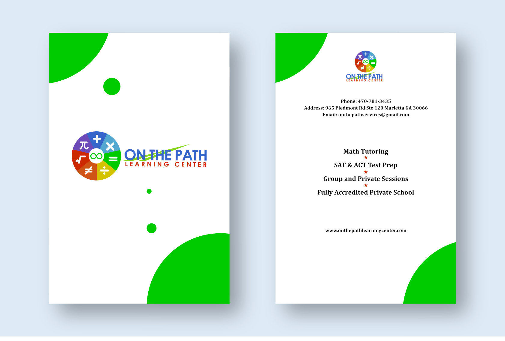 Card Design by Zarina Tama for On the Path Services | Design #29311264