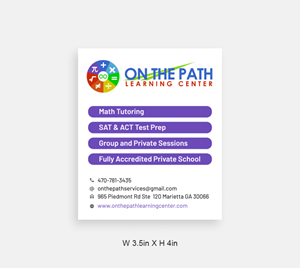 Card Design by Owenxcole for On the Path Services | Design: #29311169
