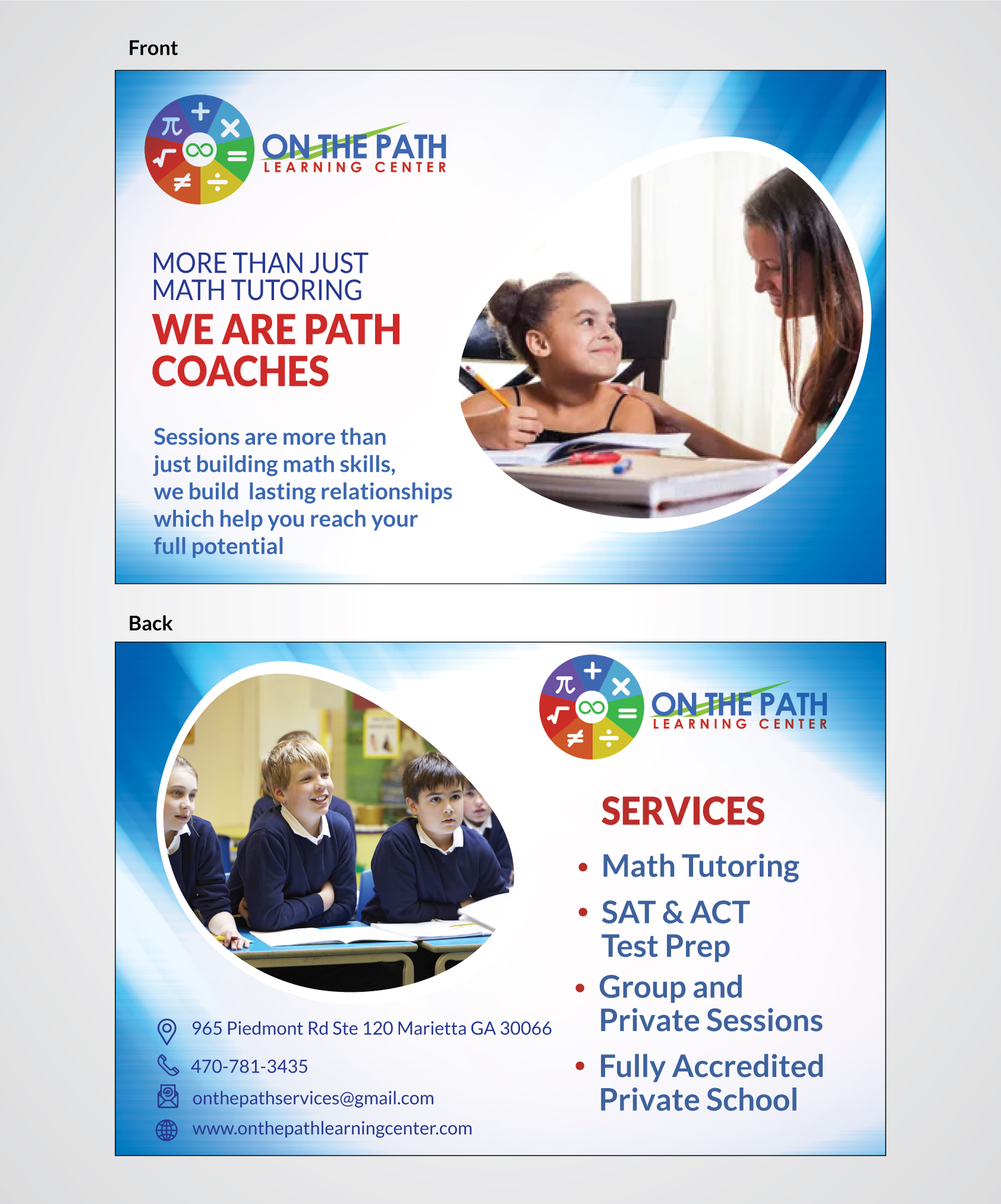 Design de Carte par I P Design pour On the Path Services | Design #29308806