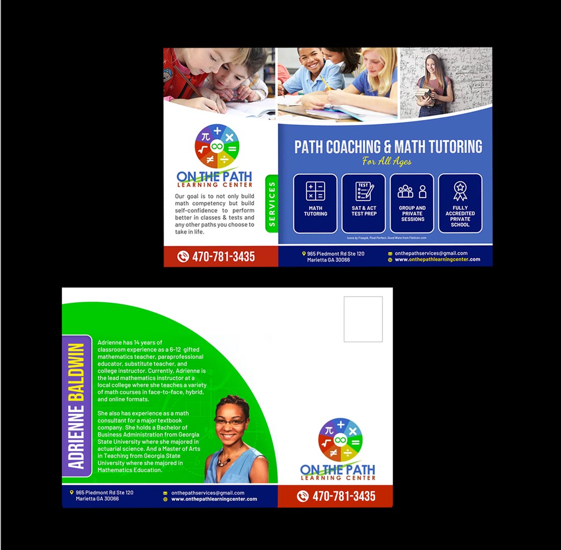 Card Design by DA. for On the Path Services | Design #29281590