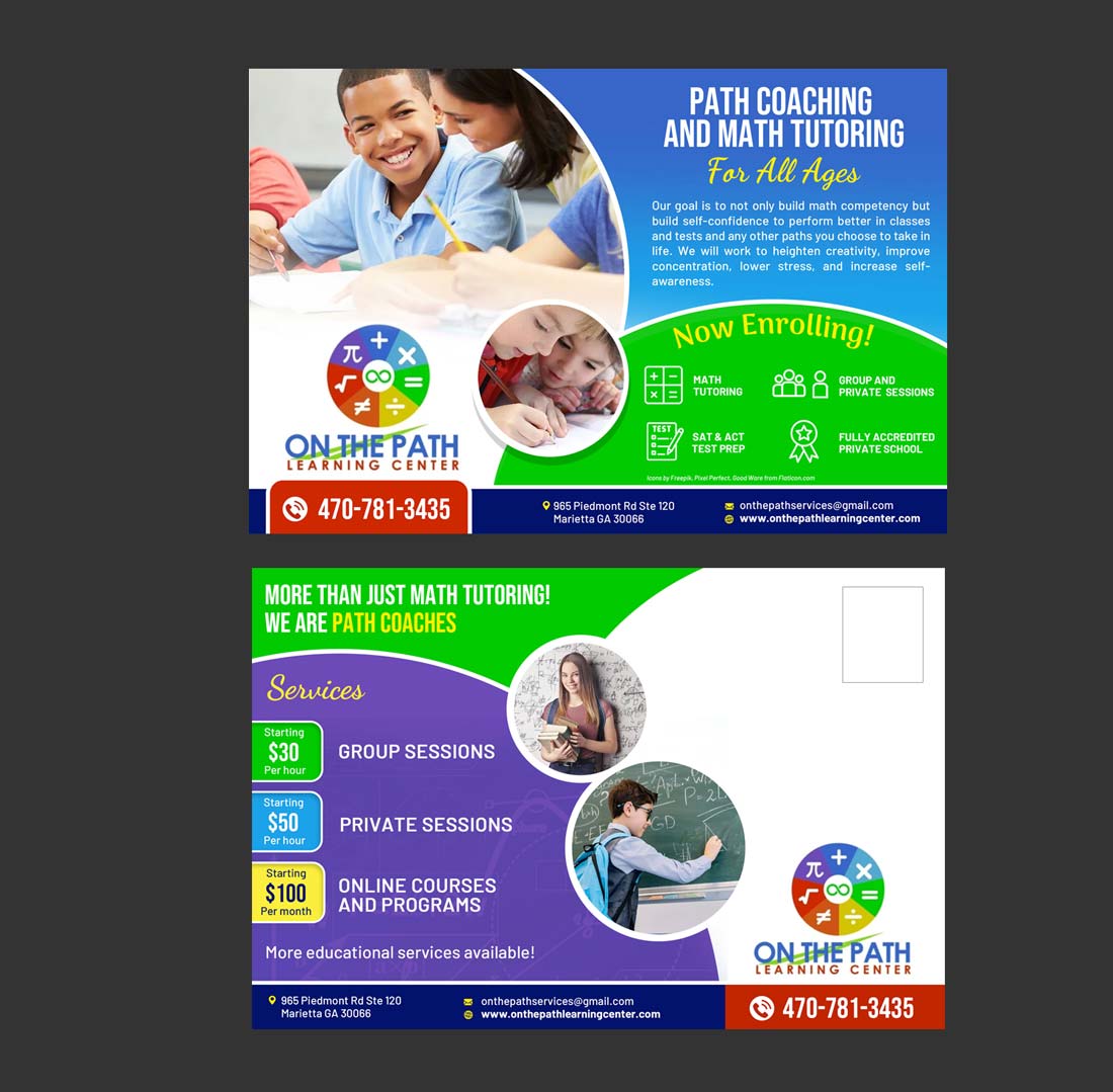 Card Design by DA. for On the Path Services | Design #29312772