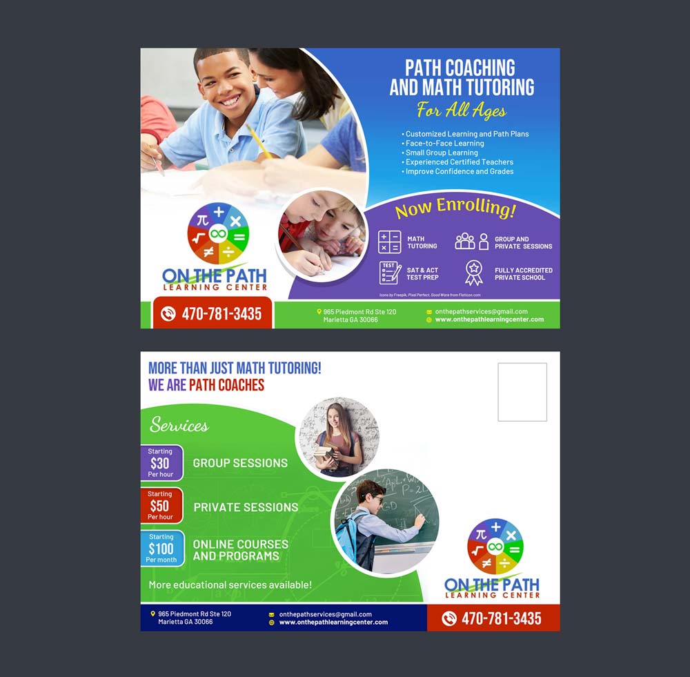 Card Design by DA. for On the Path Services | Design #29319654