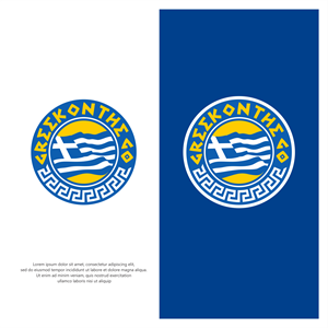 Greek on the Go Food Truck Logo | Diseño Gráfico por ThiagoB