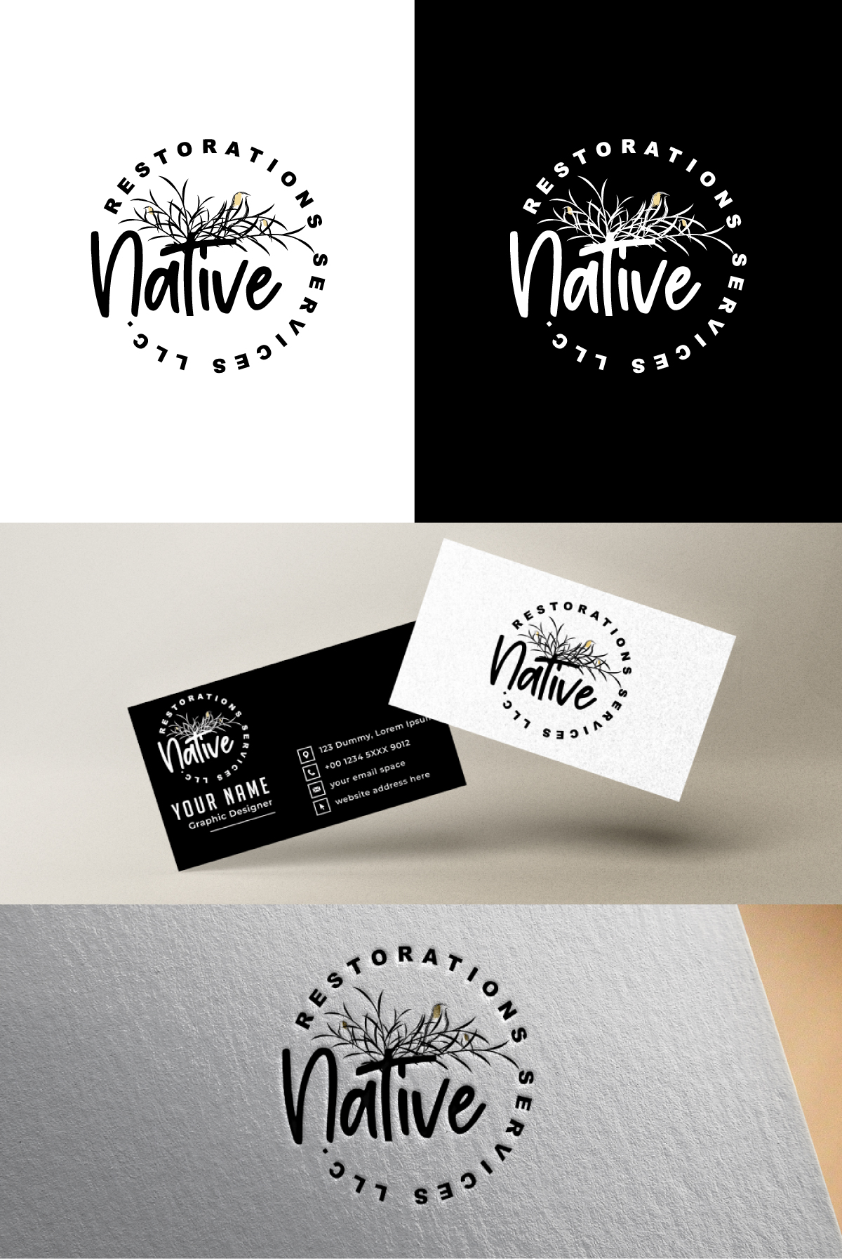 Diseño de Logo por RS_Design para Native Restoration Services LLC | Diseño #29293897