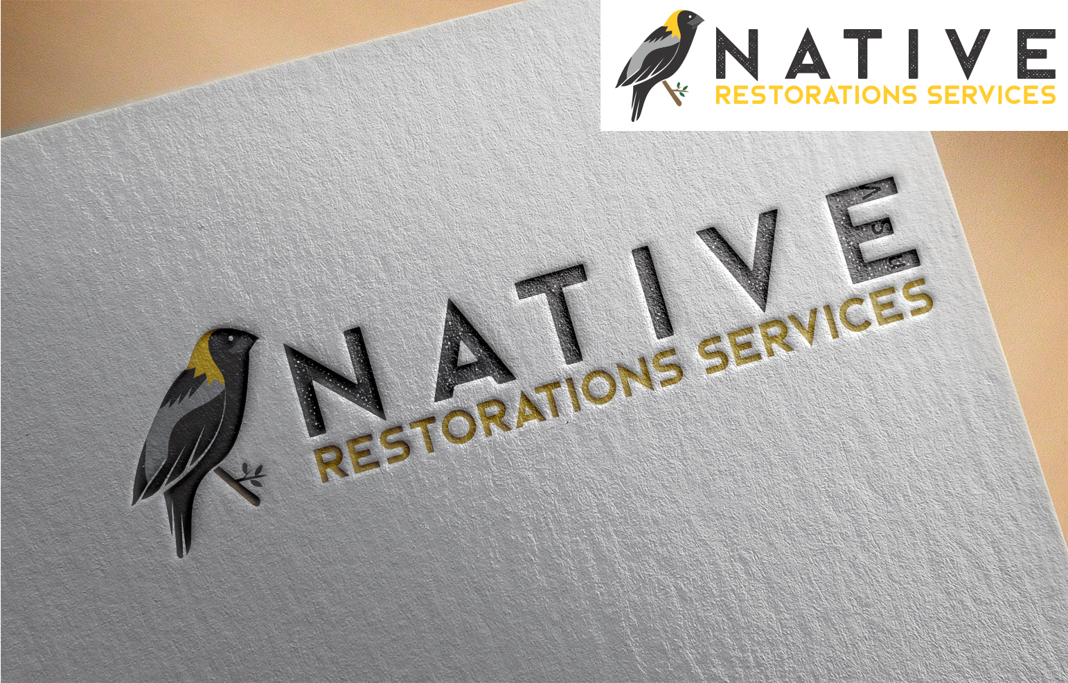 Logo Design by Peak design for Native Restoration Services LLC | Design #29279550