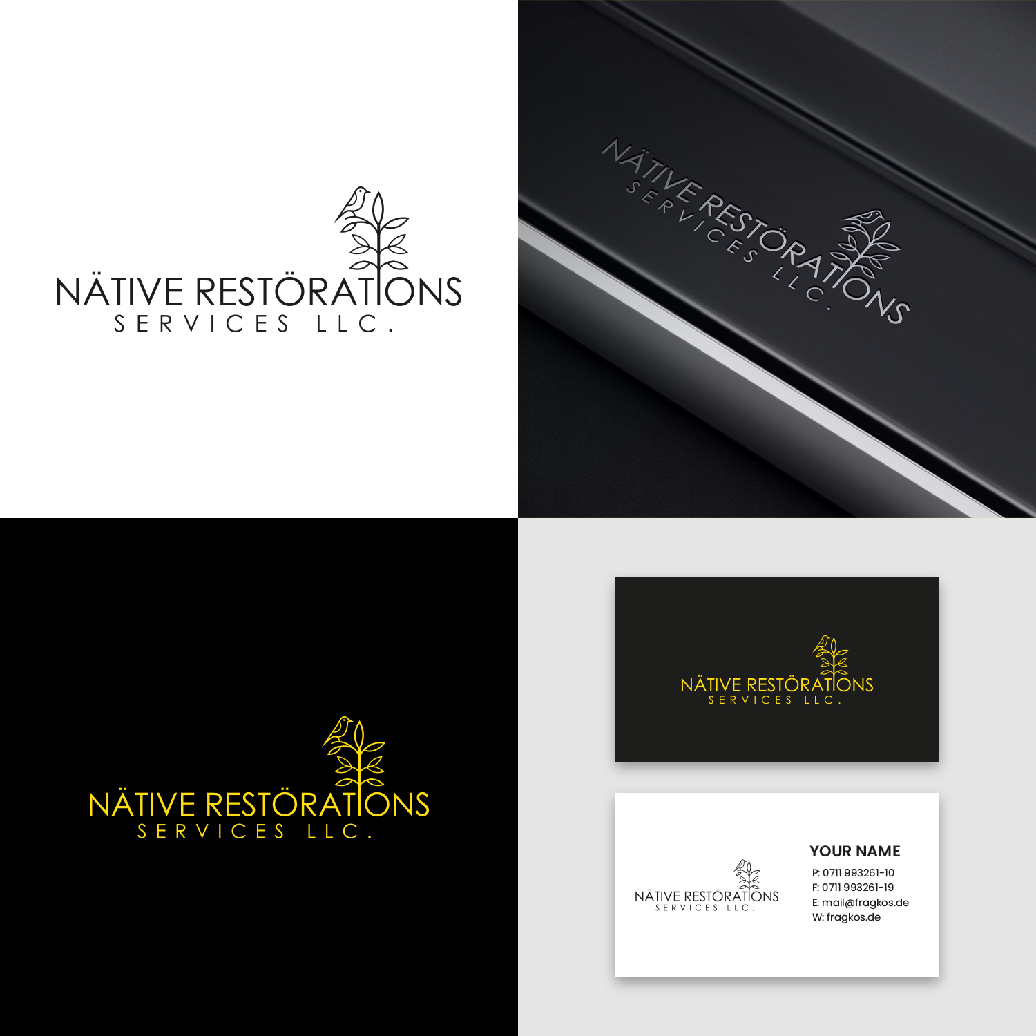 Diseño de Logo por Maxo-Biz para Native Restoration Services LLC | Diseño #29299766