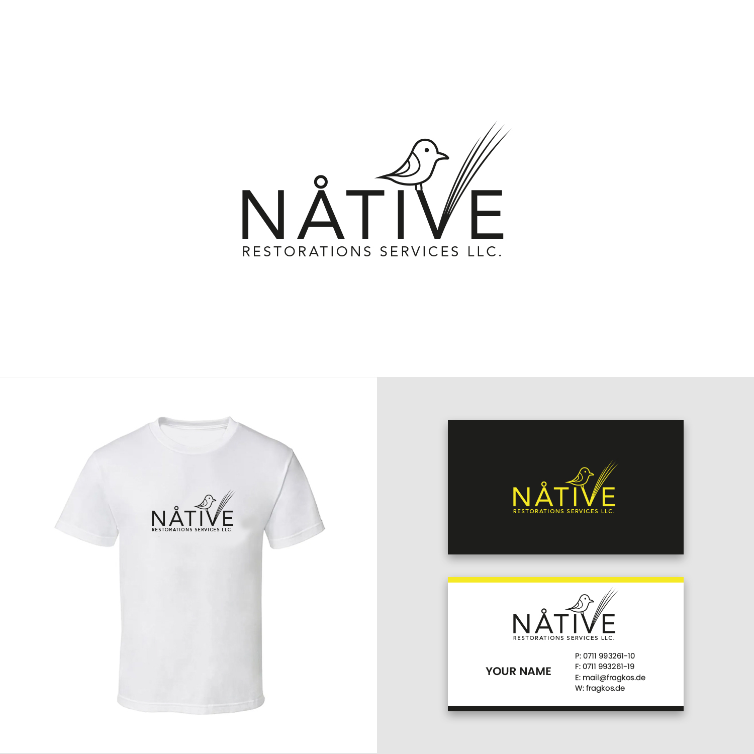 Logo Design by Maxo-Biz for Native Restoration Services LLC | Design #29299767