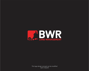 BWR with tag line Land Management | Logo Design by MBARO