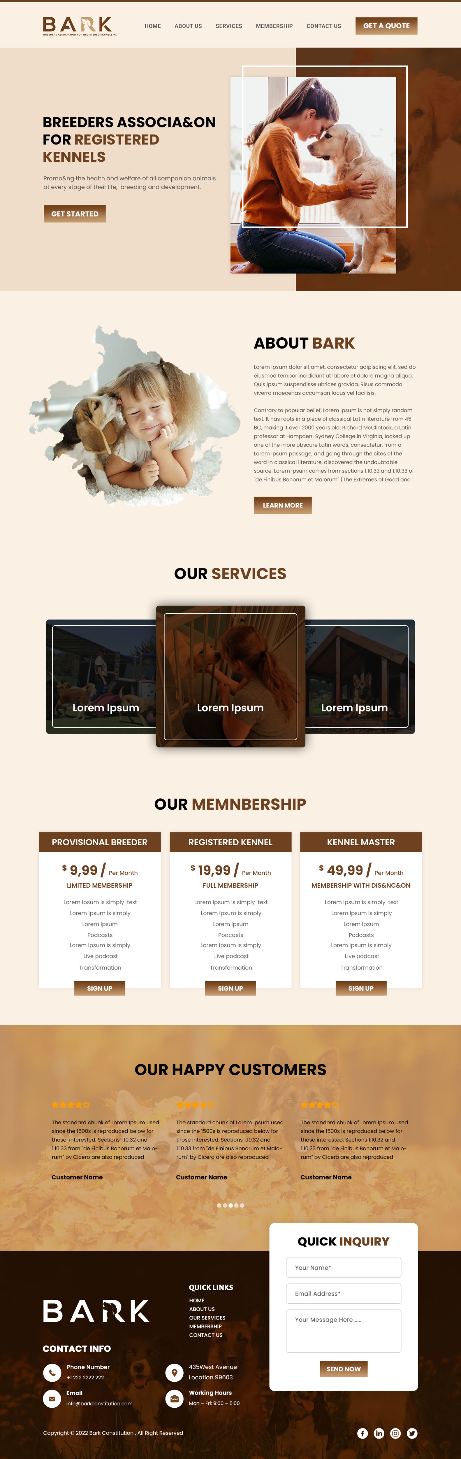 Diseño Web por Design Crafts para BARK NSW | Diseño #29305771