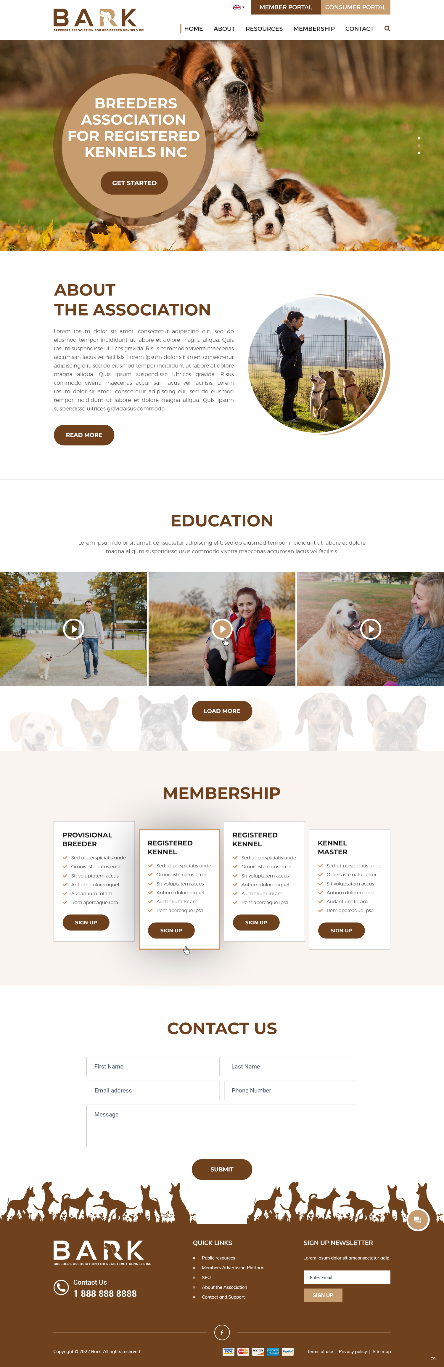 Web Design by pb for BARK NSW | Design #29289961