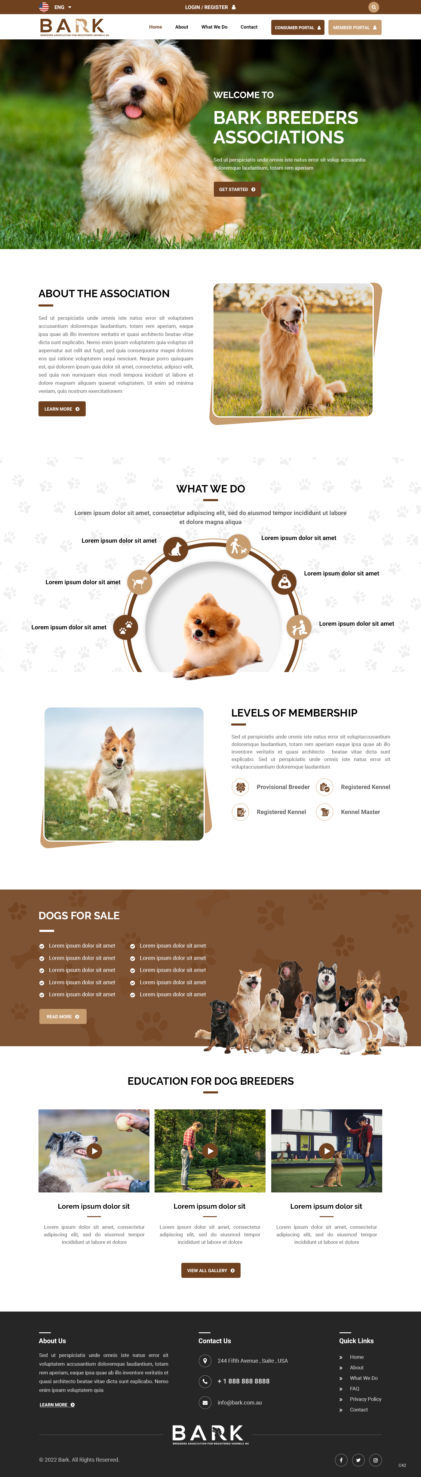 Web Design by pb for BARK NSW | Design #29289963