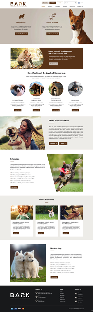 Web Design by pb for BARK NSW | Design: #29289973