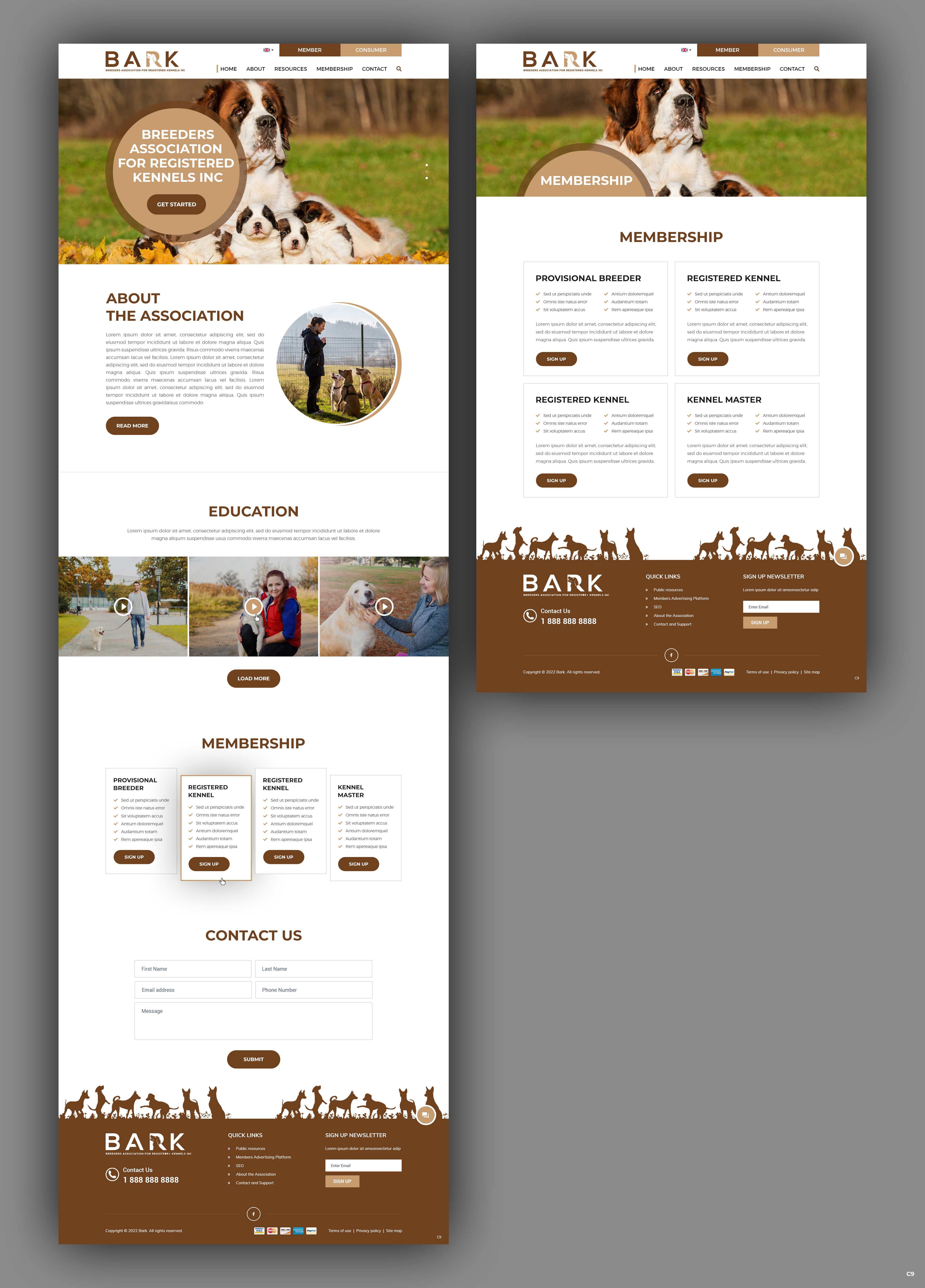 Web Design by pb for BARK NSW | Design #29300960