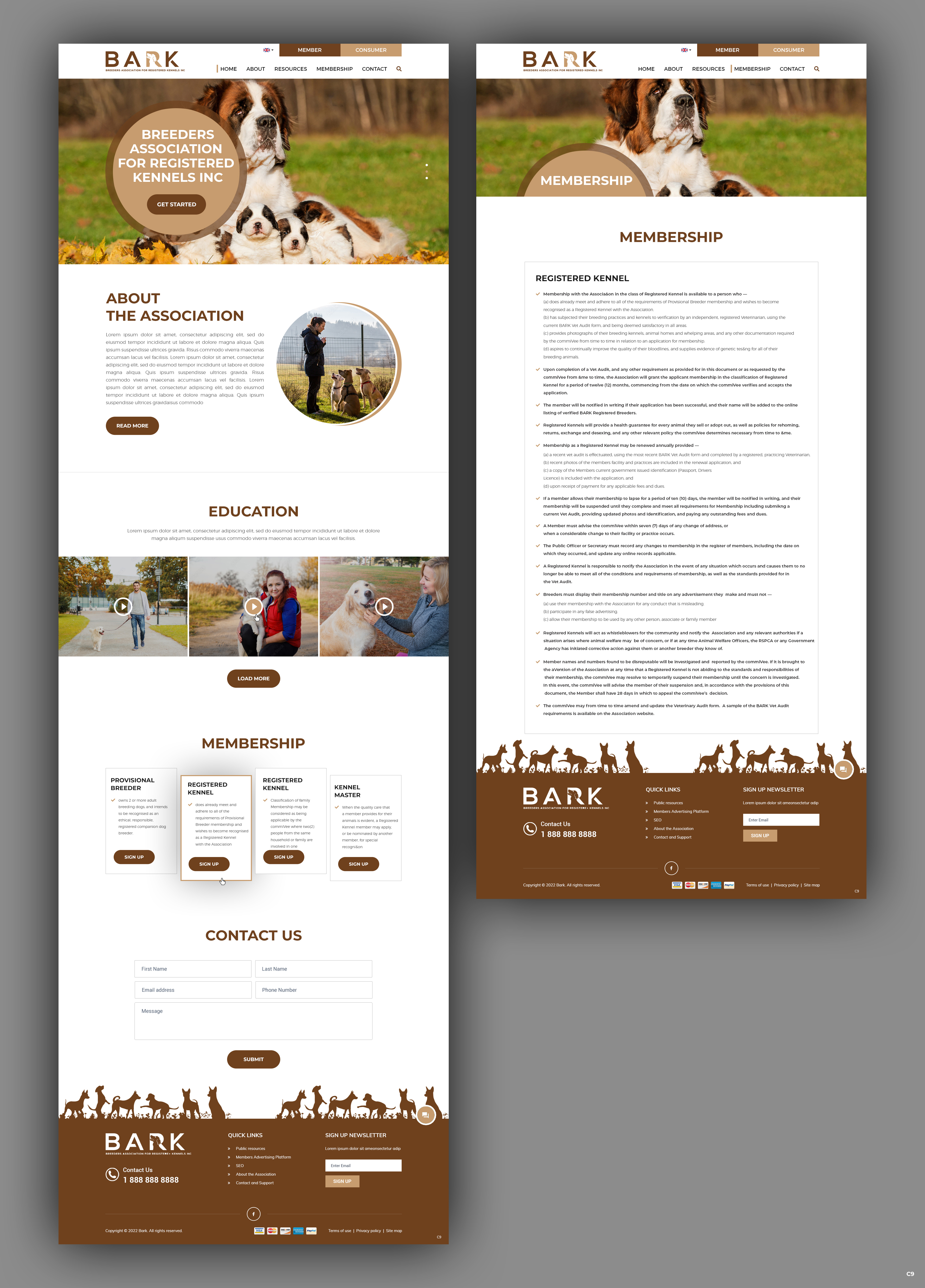 Web Design by pb for BARK NSW | Design #29335237
