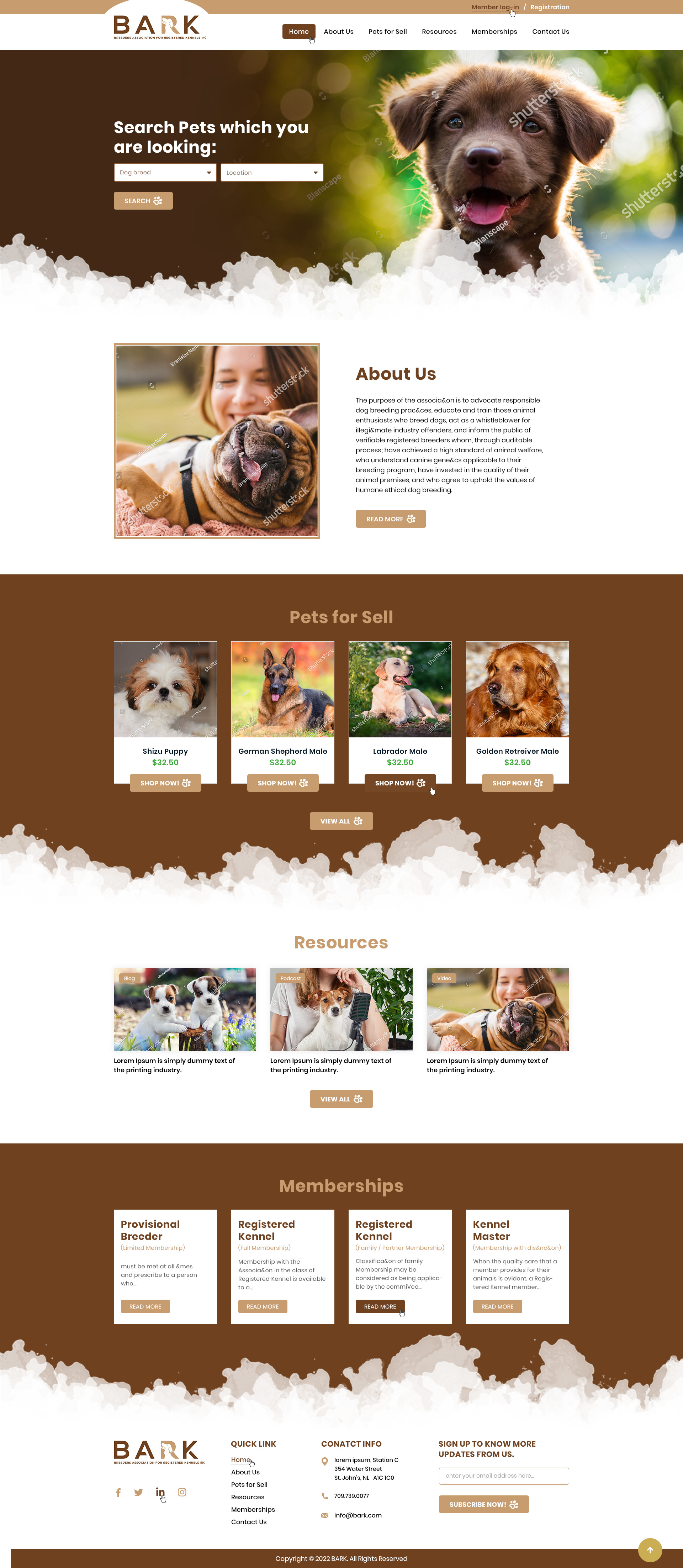 Web Design by Ved Web Services for BARK NSW | Design #29309892