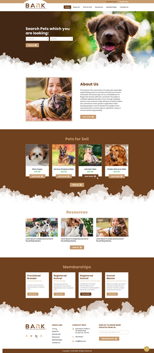 Web Design par Ved Web Services pour BARK NSW | Design #29309892