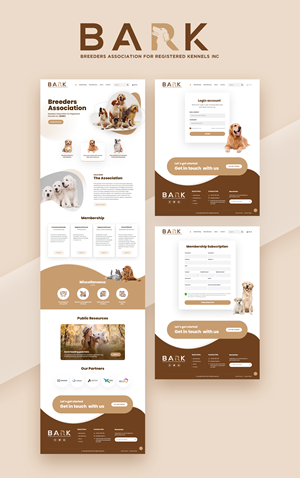 Not-for-Profit Dog Breeding Association require interactive website | Web Design par nzdesigners