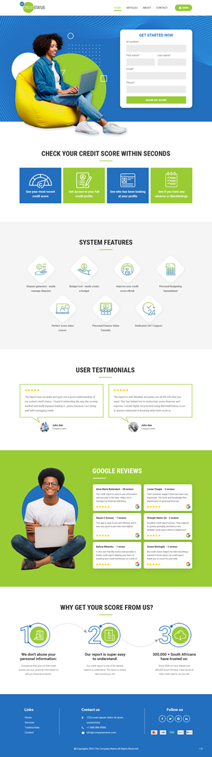 Wordpress Design by pb for this project | Design #29294175